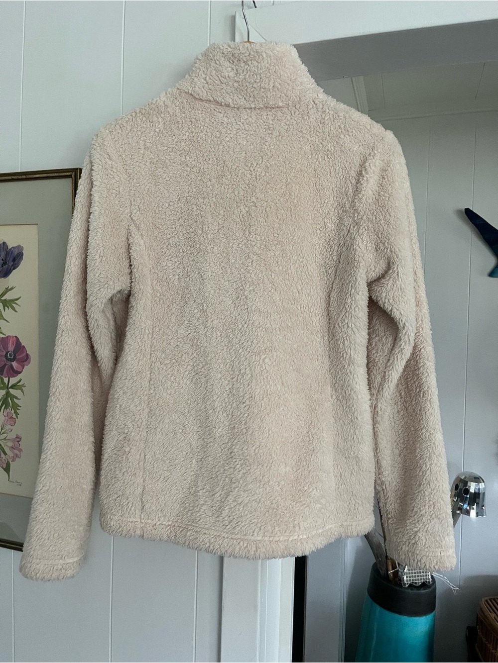 Patagonia Los Gatos 1/4 Zip Fleece Calcium Sherpa Pullover Sweater Zipper - Picture 6 of 6
